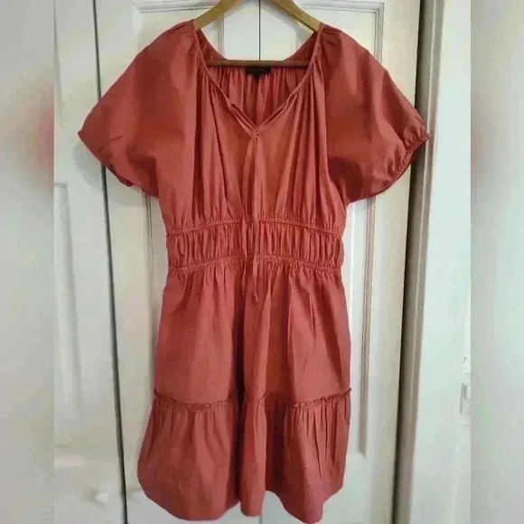 J. Crew Mini dress | short puff sleeves | size Medium - Picture 1 of 6